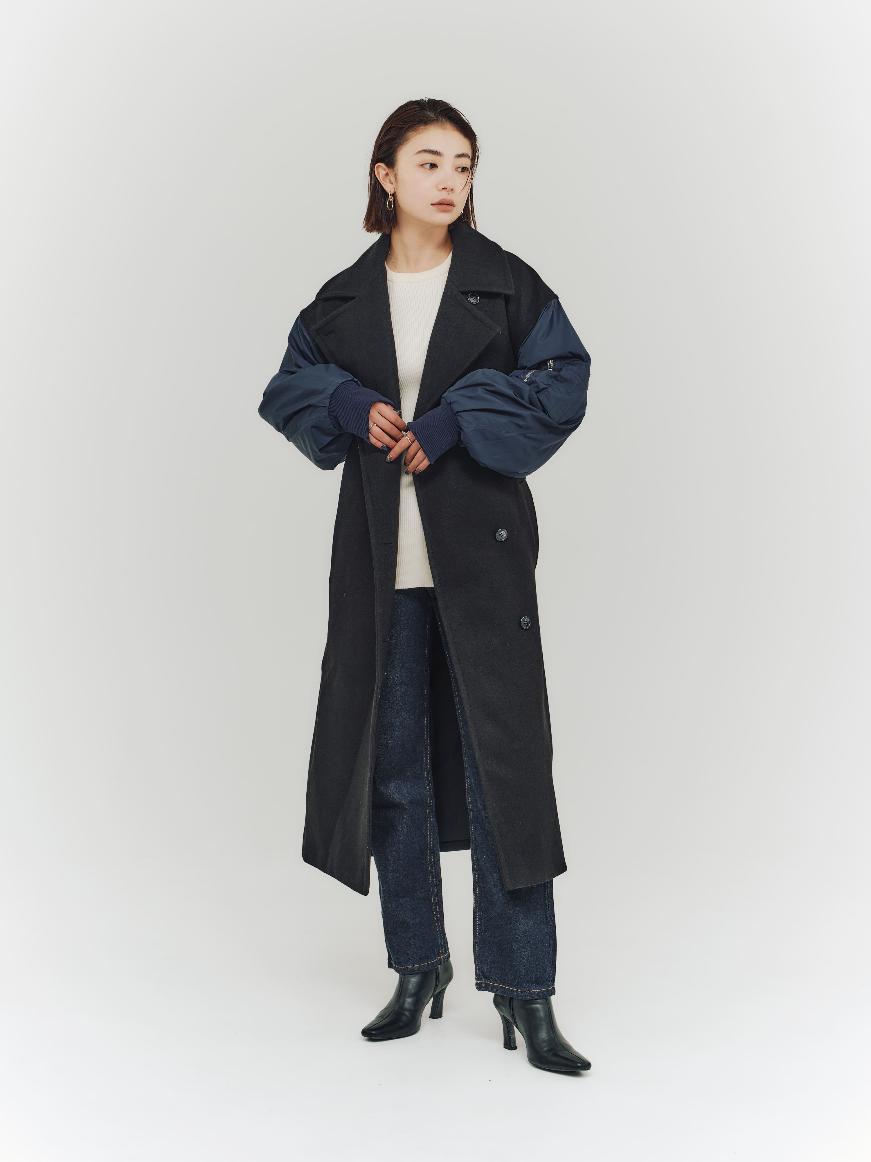 MA-1 combo long coat